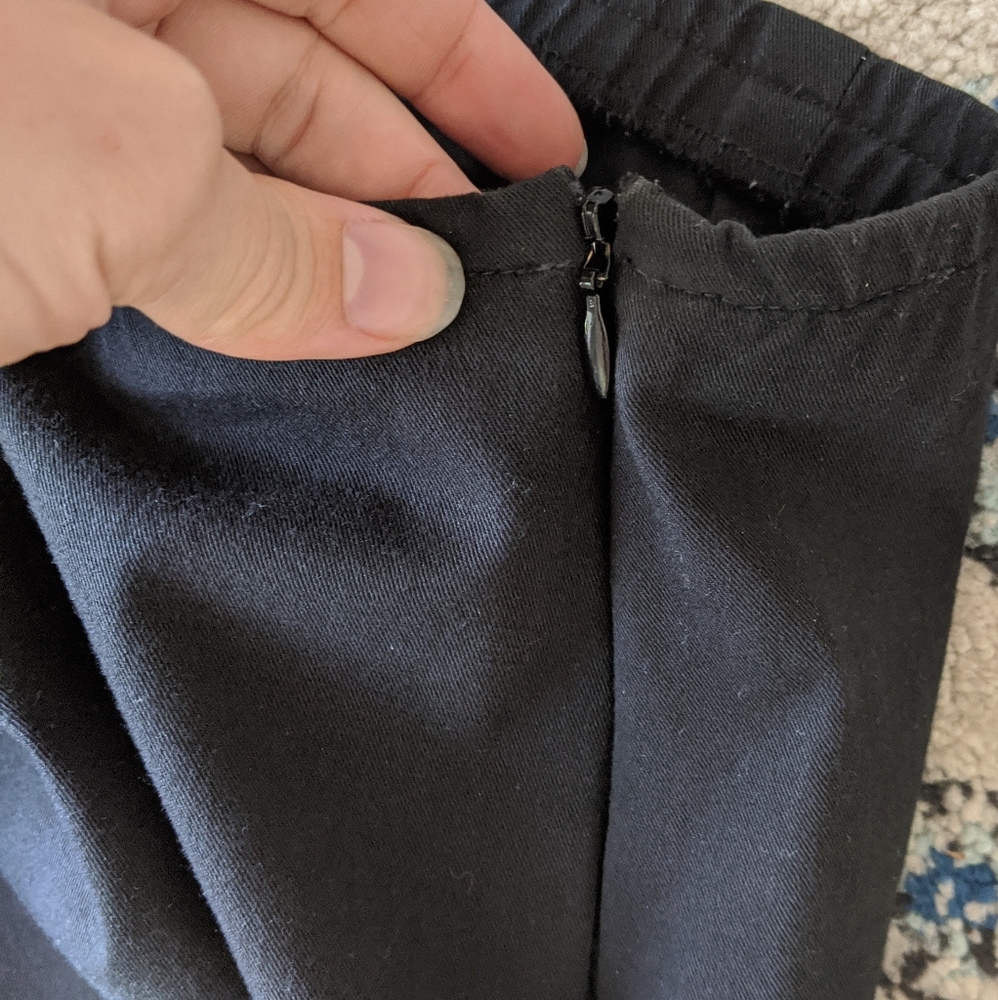 Eileen Fisher Side Zip Elastic Waist Pants - Picture 8 of 8